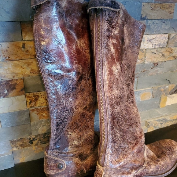 Frye  distressed boots - Picture 7 of 7